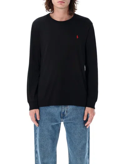 Polo Ralph Lauren Classic Long-sleeve T-shirt In Black