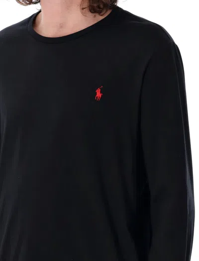 Polo Ralph Lauren Classic Long-sleeve T-shirt In Black
