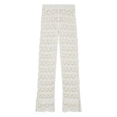 Alanui Lagoon Romance Trousers In White