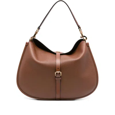 Etro Women Medium Pony Shoulder Bag In Brown