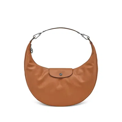 Longchamp Le Pliage Xtra L Flap Chain Shoulder Bag In Orange