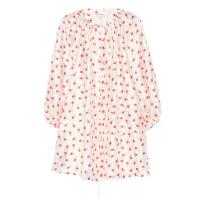 Stine Goya Tie Floral Mini Dress In Pink