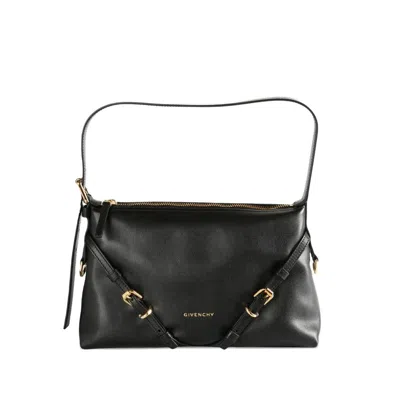 Givenchy Voyou Mini Leather Shoulder Bag Studded In Black