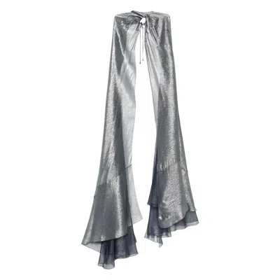 Maria Lucia Hohan Capes Metallic In Silver