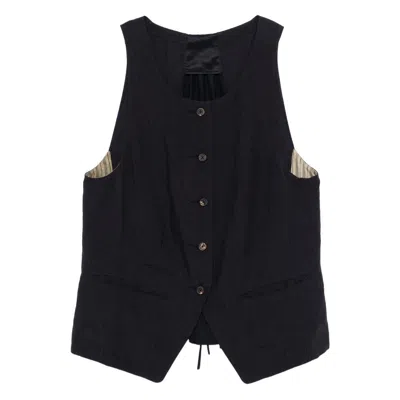 Ziggy Chen Waistcoats In Black