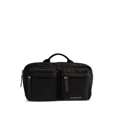 Givenchy Multi-pocket Top-handle Belt Bag In Black