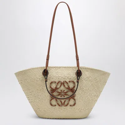 Loewe Medium Anagram Basket Bag In Natural/tan In Neutral