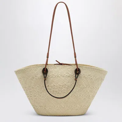 Loewe Medium Anagram Basket Bag In Natural/tan In Neutral
