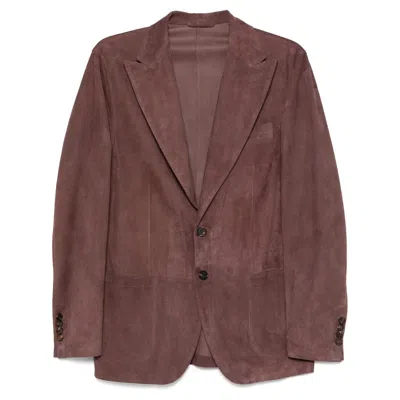 Rifugio Leather Outerwears In Brown