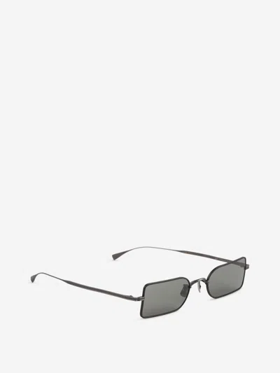 Eyevan Rectangular Sunglasses In Black
