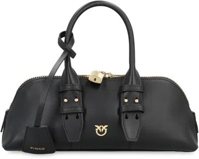 Pinko Small Hand Bag Escape Bag Baguette In Leather In Black