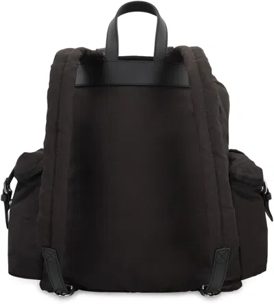 Vivienne Westwood Nylon Backpack With Logo In Brown