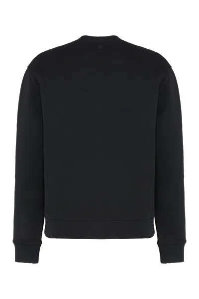 Ami Alexandre Mattiussi Ami Paris Cotton Crew-neck Sweatshirt In Black