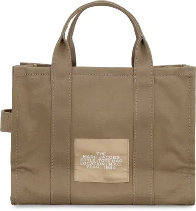 Marc Jacobs The Medium Tote Bag Canvas In Green