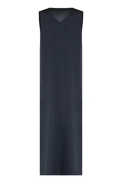 P.a.r.o.s.h . Mini Silk Dress In Blue