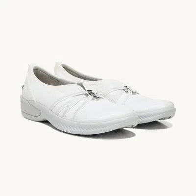 Lifestride Bzees For  Niche Sneaker Womenbright White Slip On Shoes Zogg1658 In White