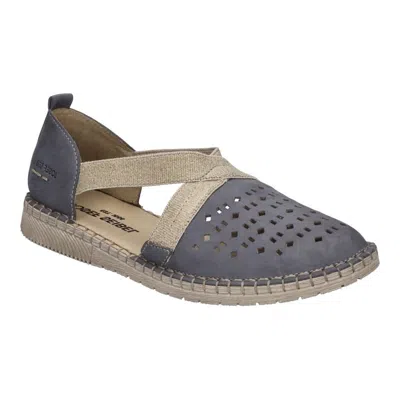 Josef Seibel Sofie 44 71844-557540 Womens Jeans Asti Leather Sandals Zogg1744 In Gray