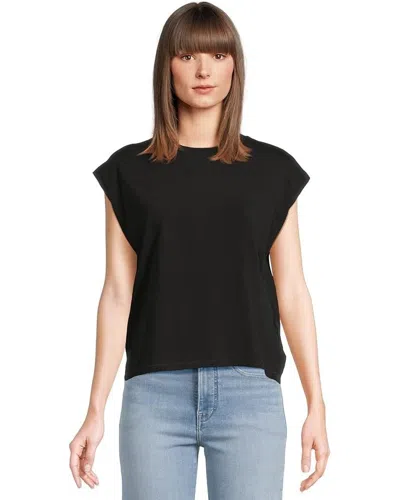 Madewell Northside Vintage Muscle Tank Top Women's Jet Black Cotton Red108 In Black