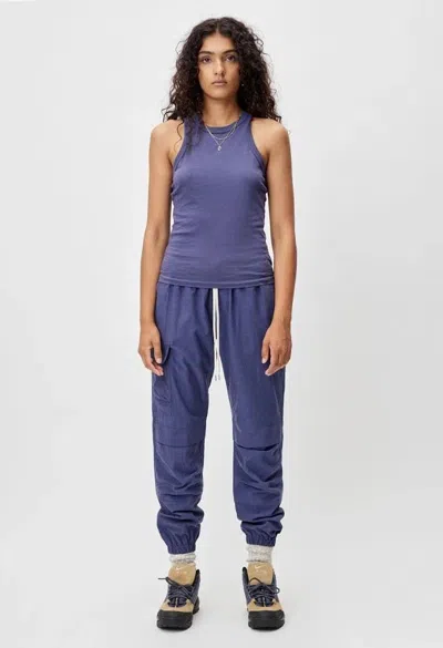 John Elliott Supima Tank Top Womens Violet Racerback Crew Neck Pullover Red65 In Purple