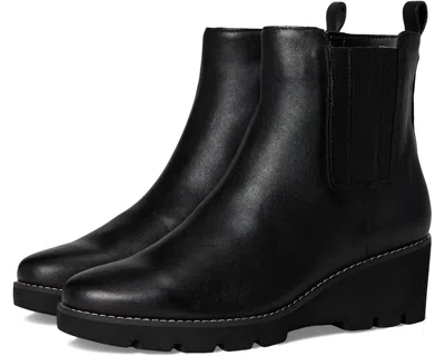 Vionic Aria 2.0 Platform Wedge Bootie In Black