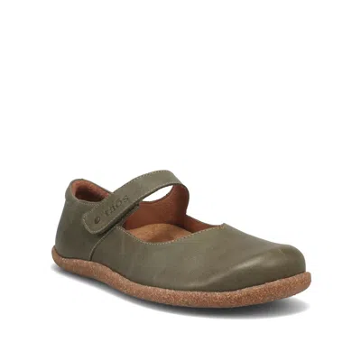 Taos Footwear Ultimate Mary Jane Womens Forest Flat Shoes Zogg1878 In Green