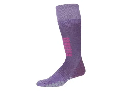 Eurosock Ski Supreme 2-pack Crew Cut Socks Unisex Lavender Stretch Buu547 In Purple