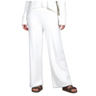 Sanctuary Slow Down Pants Women's White Wide Leg Elastic Waist Outdoor Jdm590 In White