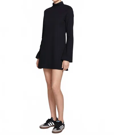 Stateside Mod Ponte Dress In Black In Black