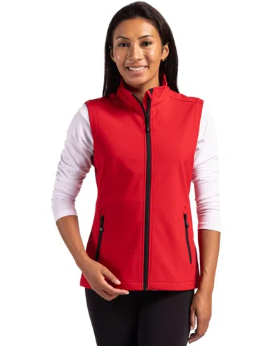 Clique Tempo Stretch Full Zip Womens Softshell Vest In Blue