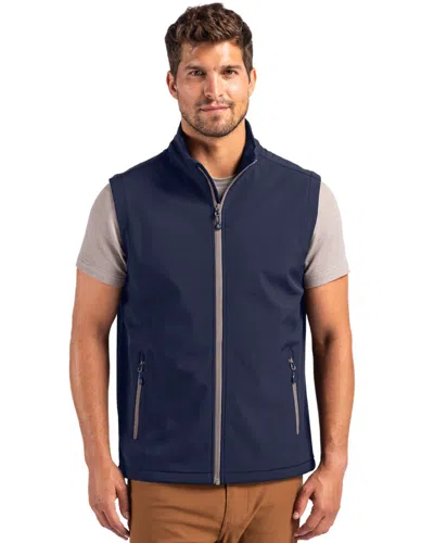 Clique Mens Water Resistant Lightweight Soft Shell Vest In Blue