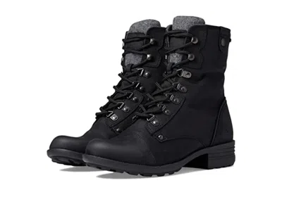 Cobb Hill Brunswick Ci9357-001 Boots Women'sblack Leather Waterproof Zogg1813 In Black