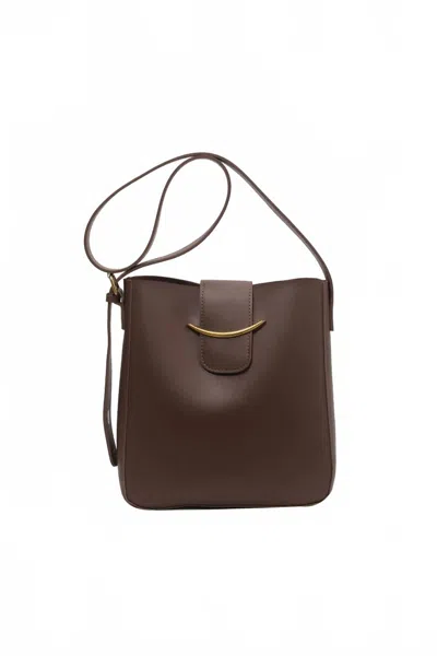 Zenana Women's Nellie Vegan Leather Crossbody Bag In Brown In Brown