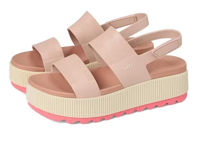 Reef Water Vista Platform Slingback Sandal In Gold