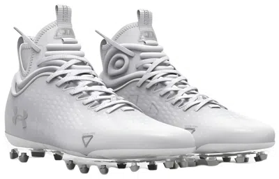 Under Armour Spotlight Lux Mc 2.0 3025082-100 Mens White Football Cleats Acad586 In White