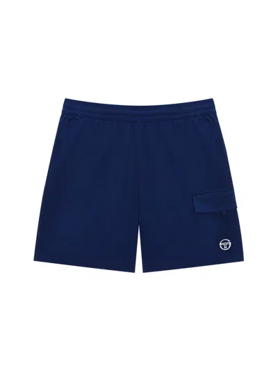 Sergio Tacchini Daily Woven Cargo Shorts In Blue