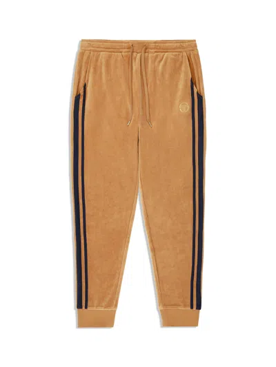 Sergio Tacchini Damarindo Velour Track Pant In Brown