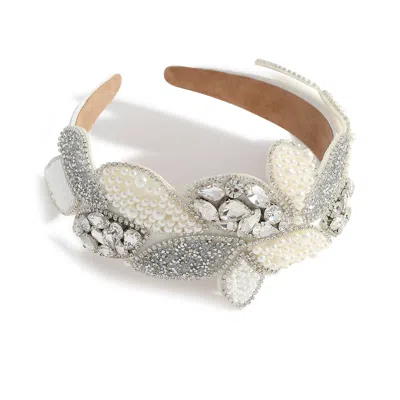 Sohi Women's Stone Studed Designer Hairband In Multi