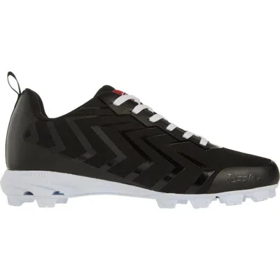 Rawlings Savage Low 174929 Men's Black White Lace Up Baseball Cleats Acad536 In Black