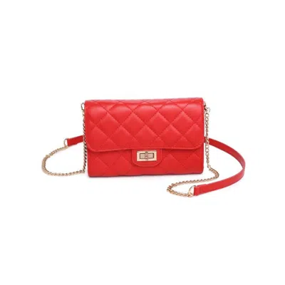 Urban Expressions Women's Winona Quilted Crossbody Bag In Red In Red