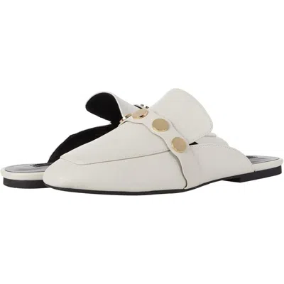 Kensie Robbie Ks204161-150 Slippers Wooff-white Almond Toe Mule Zap269 In Multi