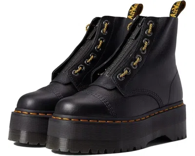 Dr. Martens Sinclair Max 27358001 Boot Woblack Leather Platform Rhs5289 In Multi