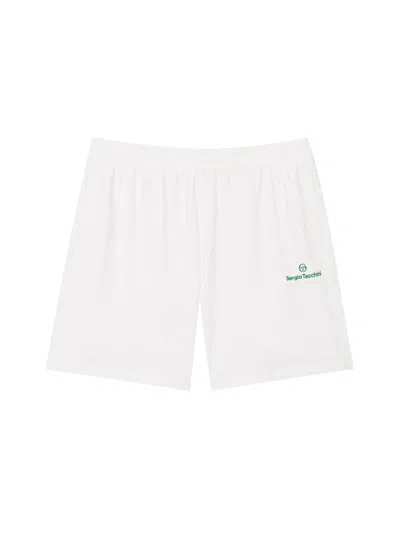 Sergio Tacchini Daily St Jacquard Shorts In White