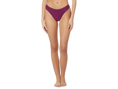 Tommy John Air Underwear Women's Dark Purple Stretch Thong Swimwear Ddr1530 In Purple