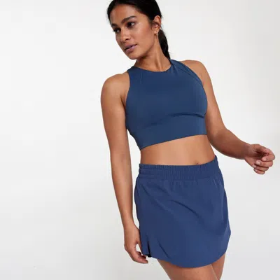 Calia Powermove Wax37231 Sports Bra Women's Blue Racerback Pullover Srt52 In Blue