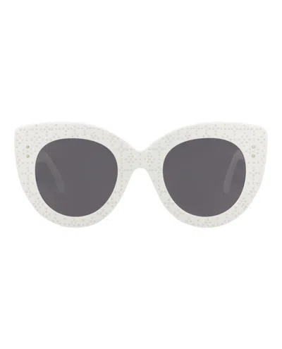 Alaïa Cat Eye-frame Acetate Sunglasses In Brown