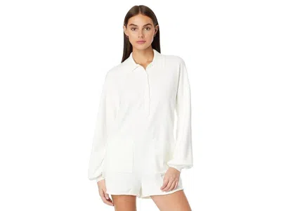 Show Me Your Mumu Gianni Romper Women's White Stretch One Piece Ddr272 In White