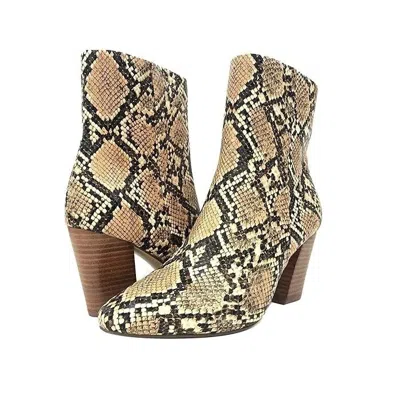 Faryl By Farylrobin Thaylla Boots Women's Natural Snake Ankle Bootie Jobb2241 In Multi
