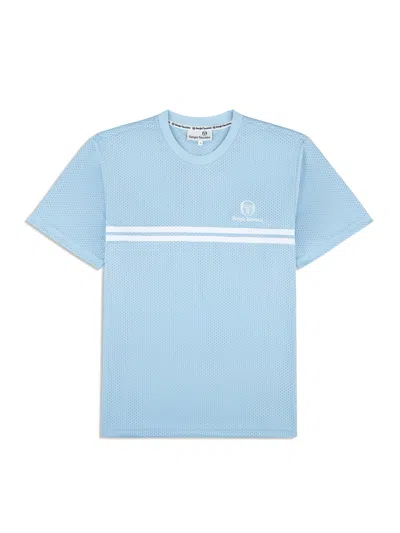 Sergio Tacchini Giacomo Mesh T-shirt In Blue