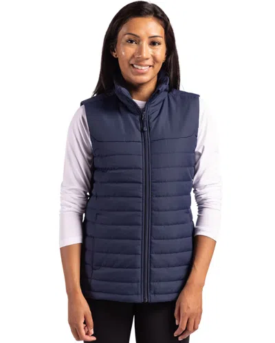 Clique Elevation Eco Full Zip Womens Puffer Vest In Blue