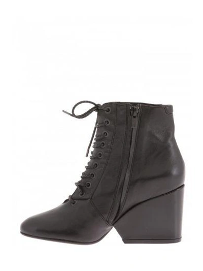 Shop Robert Clergerie Leather Boots In Black